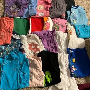 Kids size 10-12 shirts and pants. Selling all for $20 not splitting up.